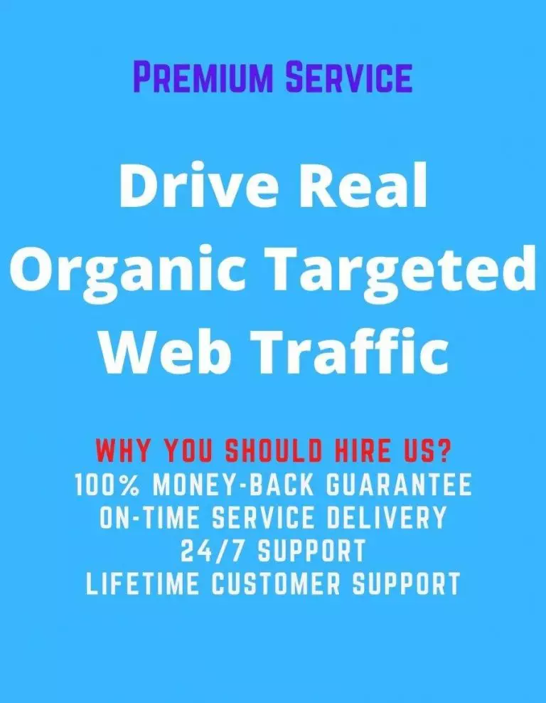 Drive Real Organic Targeted Web Traffic