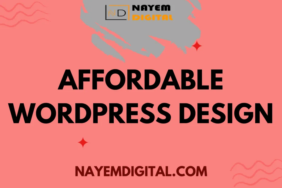 Affordable WordPress Design